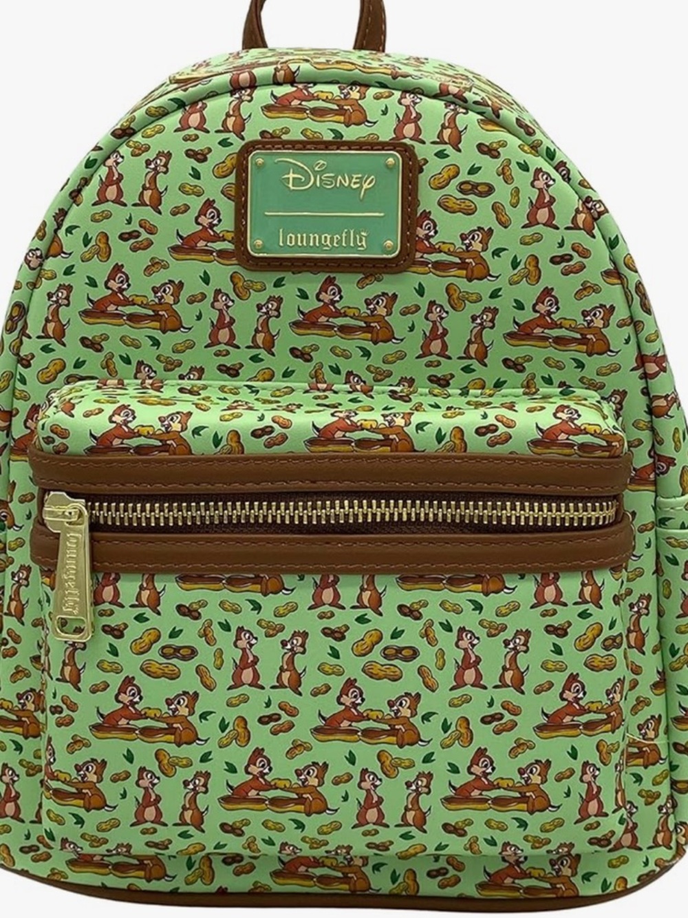 Loungefly Exclusive Chip n Dale All Over Print Double Strap Shoulder Bag